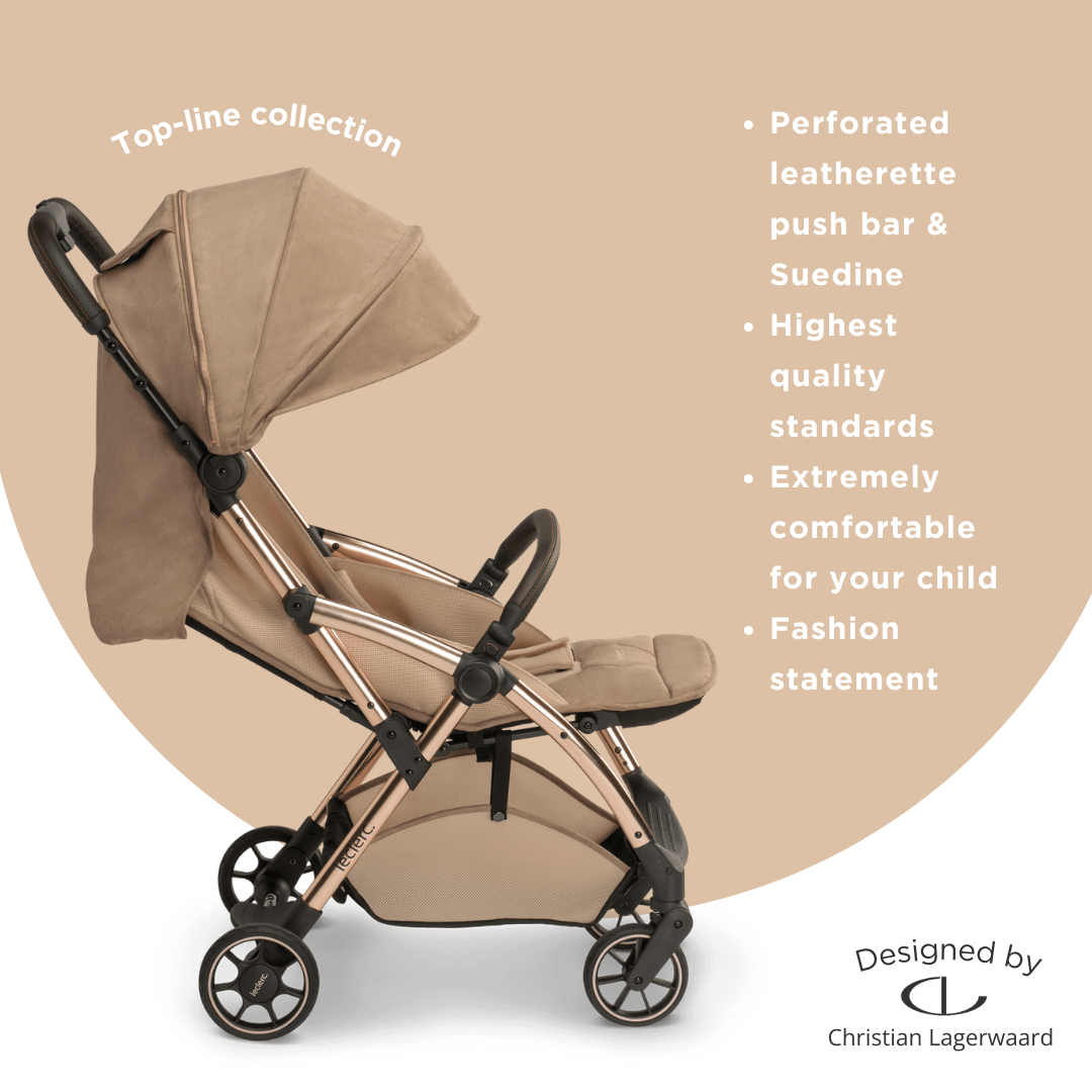 Leclerc Baby Hexagon Stroller Champaign - HEX002CH