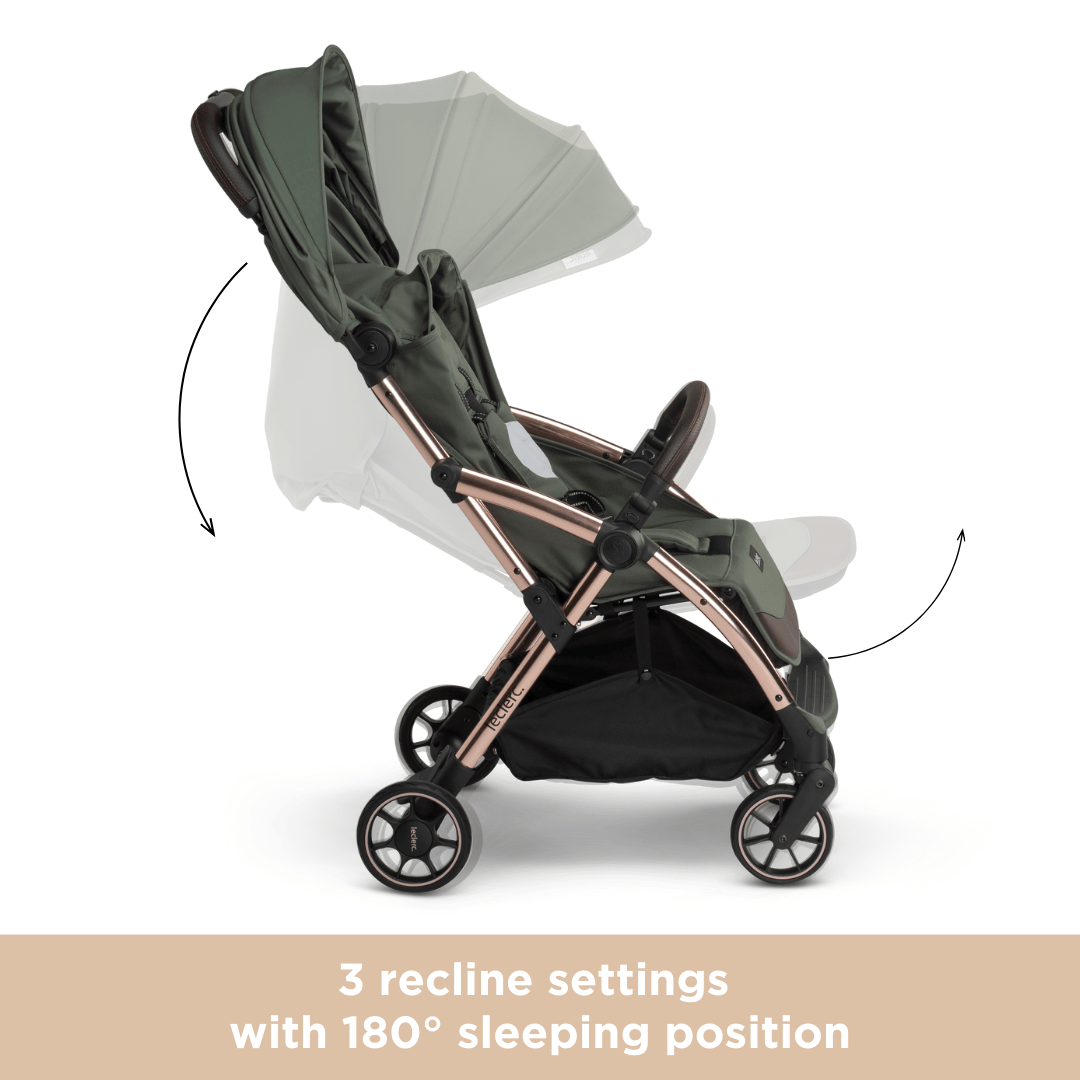 Leclerc Baby Influencer Stroller Army Green - LEC20010