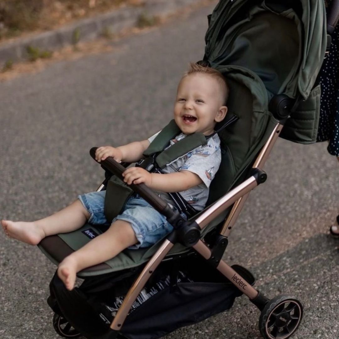 Leclerc Baby Influencer Stroller Sand Chocolate - LEC20012