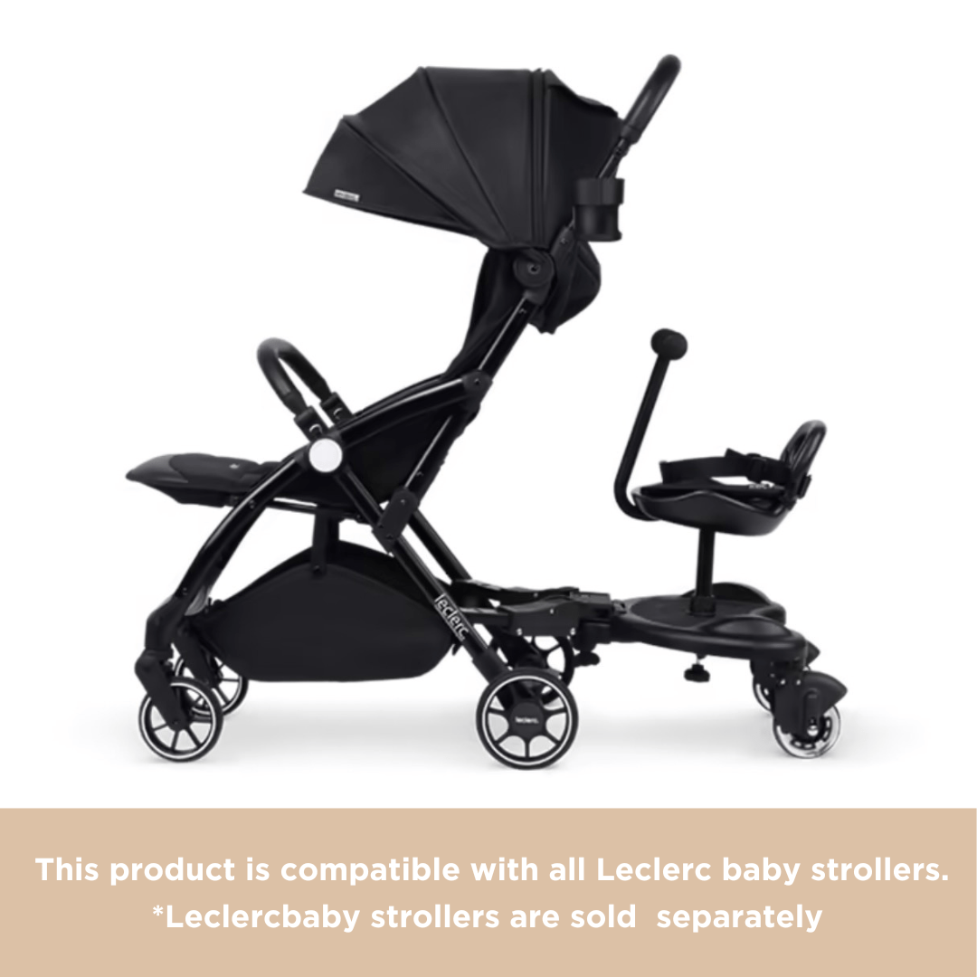 Leclerc Baby Uni Wheeled Board Black - LEC25967
