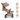 Leclercbaby Bundle Deal Hexagon Champaign (Stroller + Diaper Bag) - BUNHEX020