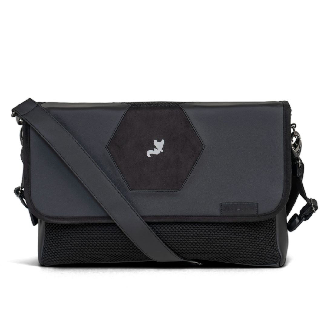 Leclercbaby Hexagon Diaper Bag- Carbon Black - HEX0004