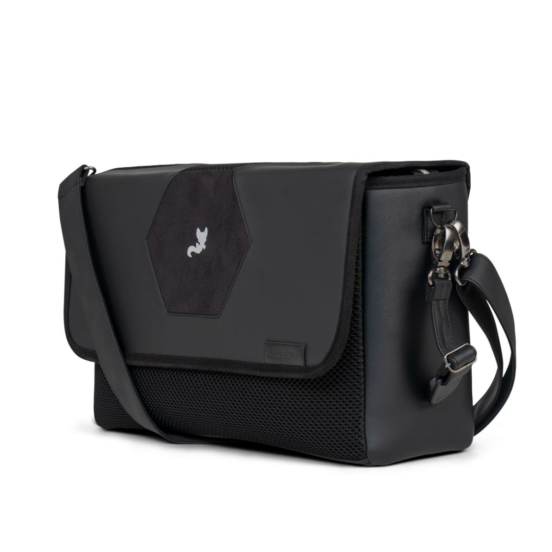 Leclercbaby Hexagon Diaper Bag- Carbon Black - HEX0004