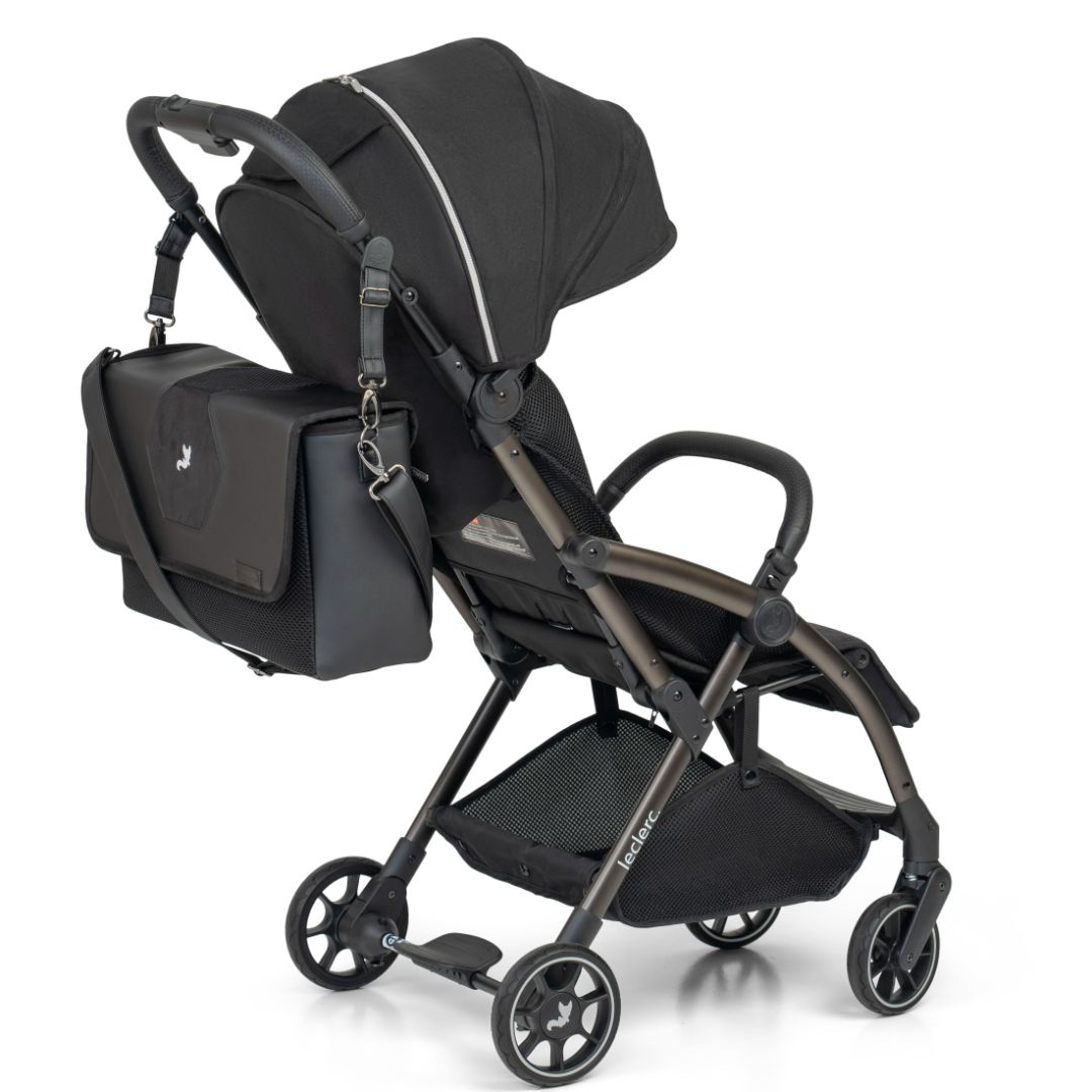Leclercbaby Hexagon Diaper Bag- Carbon Black - HEX0004