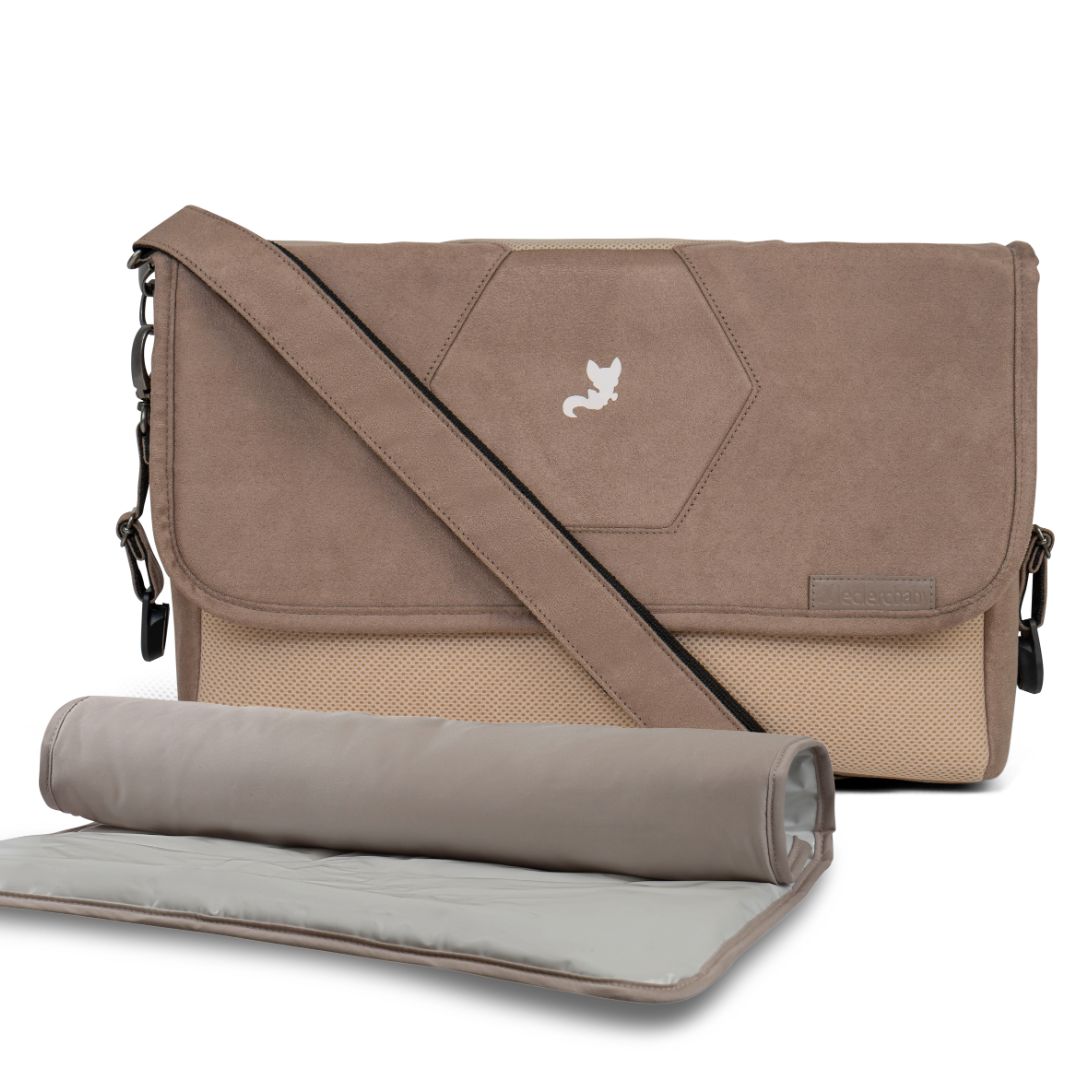 Leclercbaby Hexagon Diaper Bag- Champaign - HEX0005