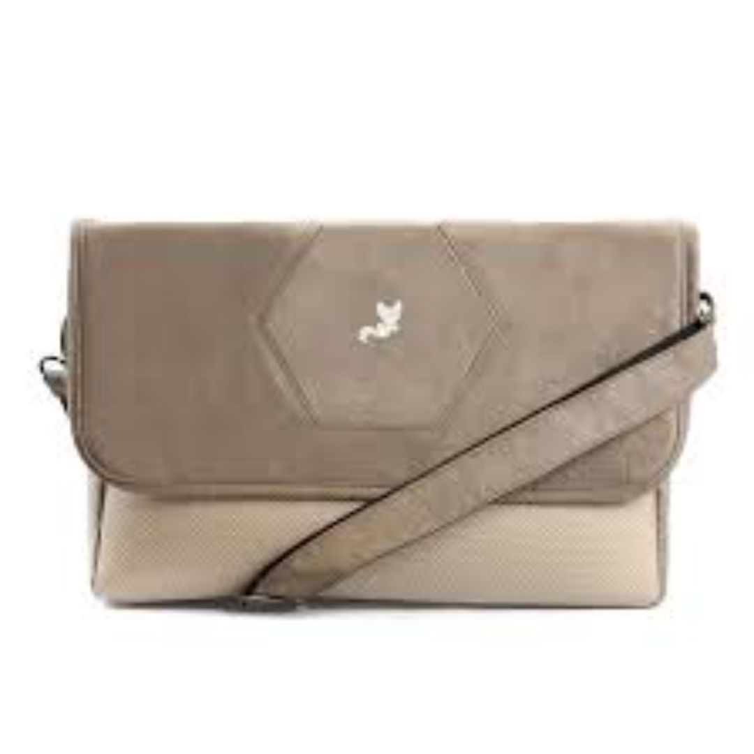 Leclercbaby Hexagon Diaper Bag- Champaign - HEX0005