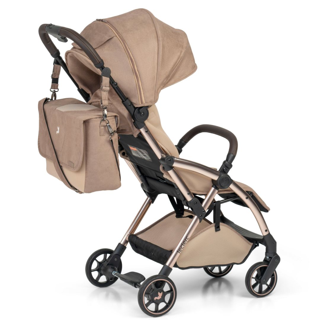 Leclercbaby Hexagon Diaper Bag- Champaign - HEX0005