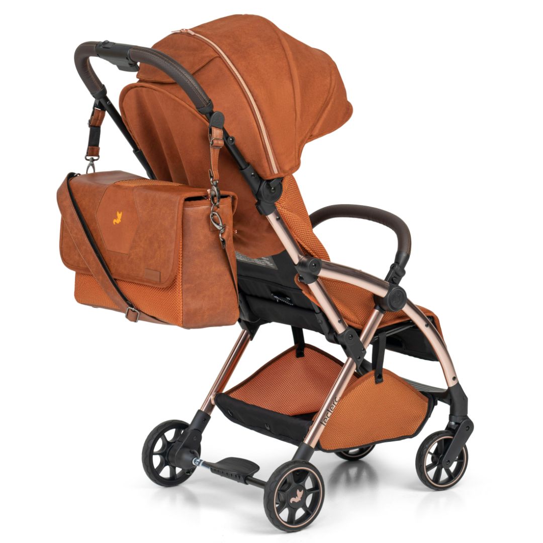 Leclercbaby Hexagon Diaper Bag- Heriatge Sport Brown - HEX0006