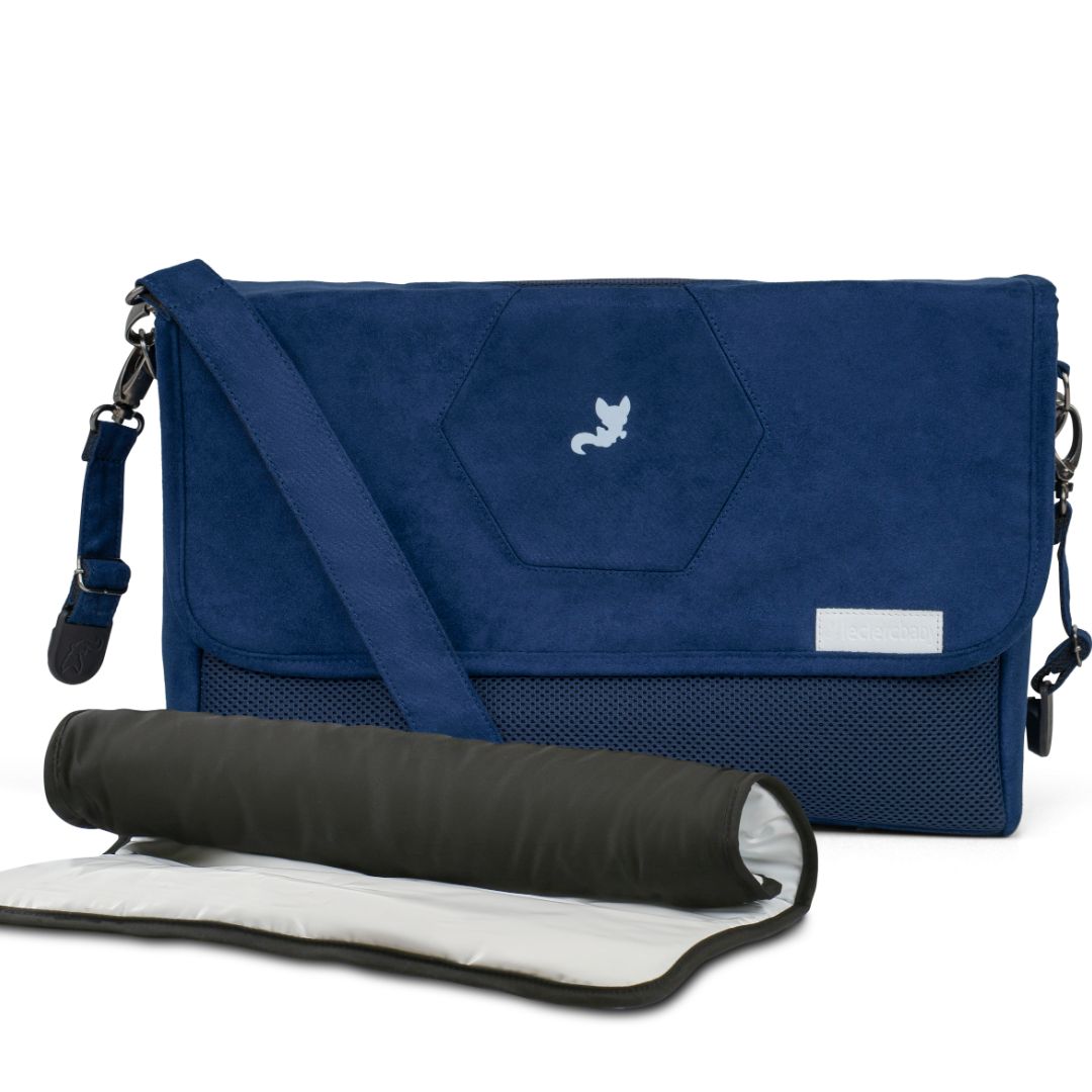 Leclercbaby Hexagon Diaper Bag- Monte Carlo Blue - HEX027MC