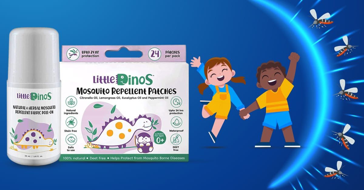 Little Dinos Mosquito Repellent Fabric Roll On 50 ml - LD MRRON 50ML