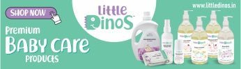 Little Dinos U Shaped Toothbrush Penguin single piece- Pink - LD USTB P01