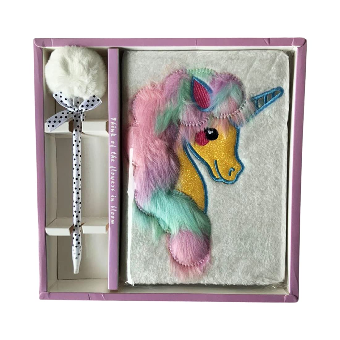 Little Surprise Box Unicorn A5 Page Notebook - LBS-NB-WHITE