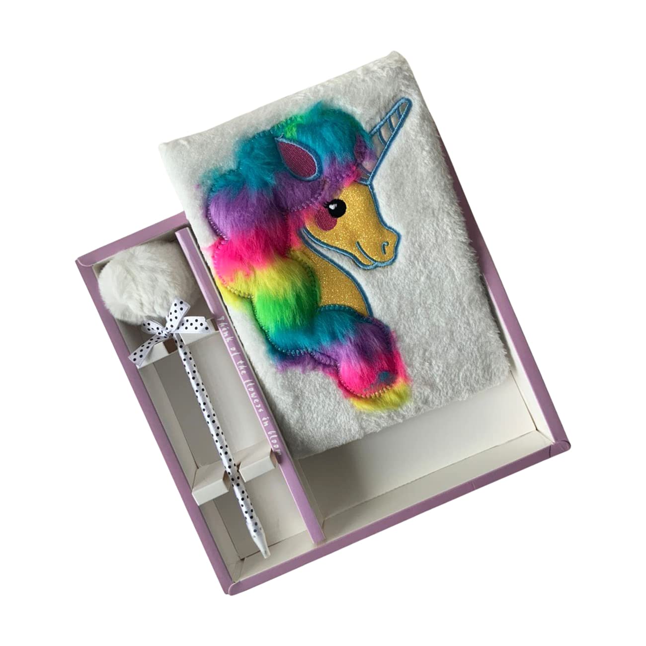 Little Surprise Box Unicorn A5 Page Notebook - LBS-NB-DPINK