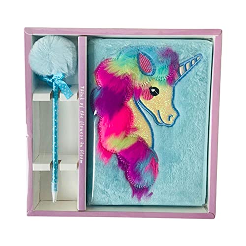 Little Surprise Box Unicorn A5 Page Notebook - LBS-NB-DBLUE