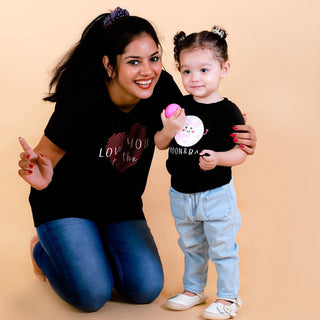 Love You To The Moon Matching Family T Shirts- Combo Of 2 - TWTS-LUVMN