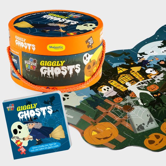 Majestic Book Club GIGGLY GHOSTS-PUZZLE PLAY - 3598229