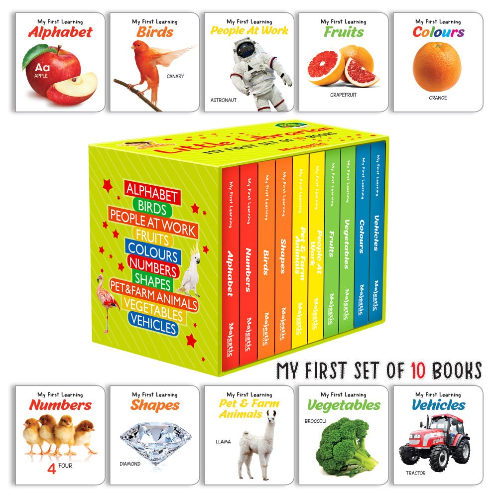 Majestic Book Club My First Little Librarian (Set of 10) - 10booklittle library