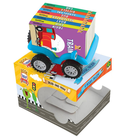 Majestic Book Club Things That Go: Book Truck (Set of 8) - BookTruckThingsThatGo