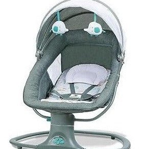 Mastela 3-in-1 Deluxe Multi-Functional Bassinet/Swing- Grey & Blue - 8105
