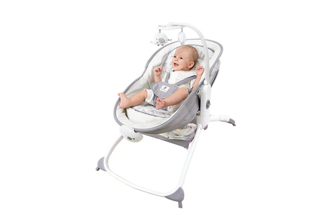Mastela 6 In 1 Multi-Function Bassinet- Grey - 8463