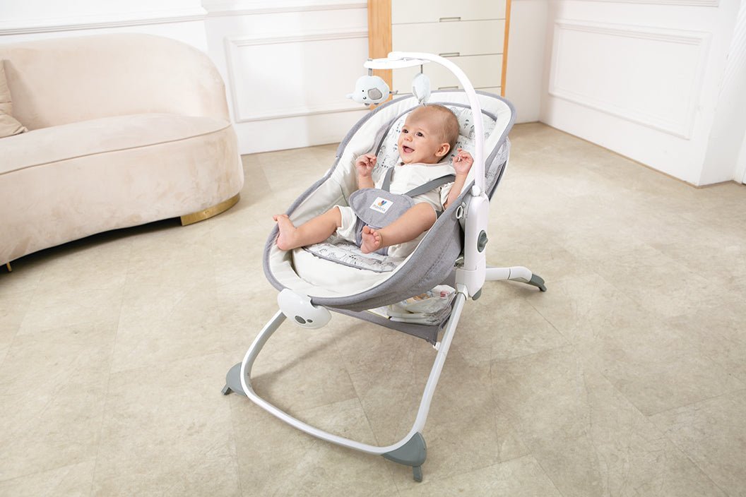 Mastela 6 In 1 Multi-Function Bassinet- Grey - 8463