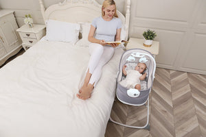 Mastela 6 In 1 Multi-Function Bassinet- Grey - 8463