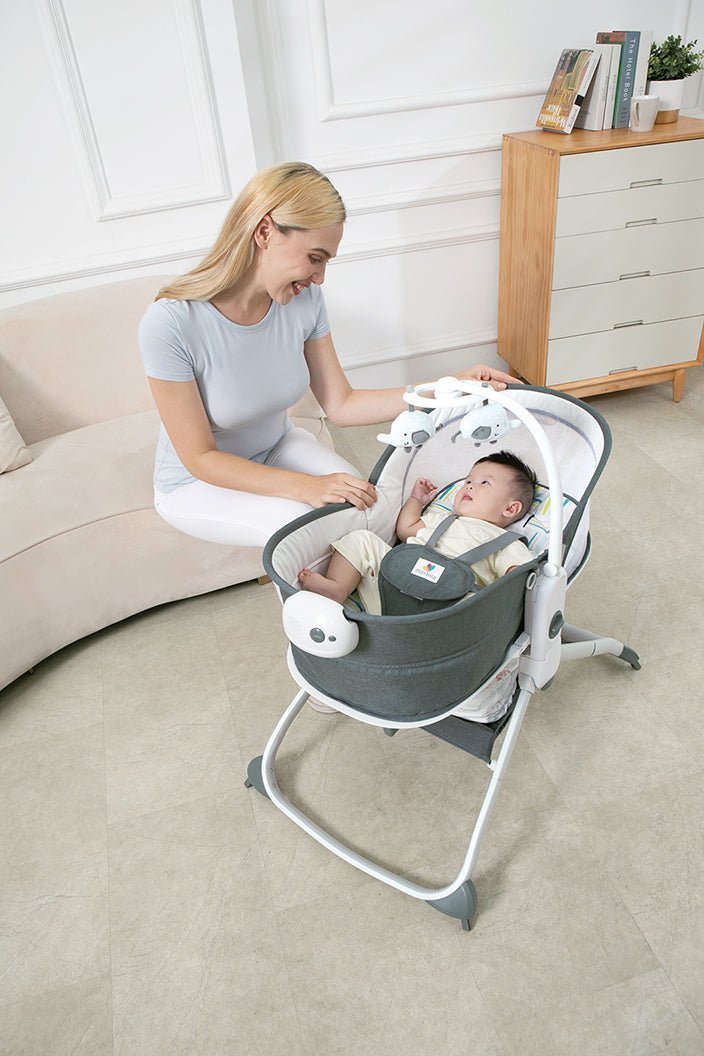 Mastela 6 In 1 Multi-Function Bassinet- Teal - 8461