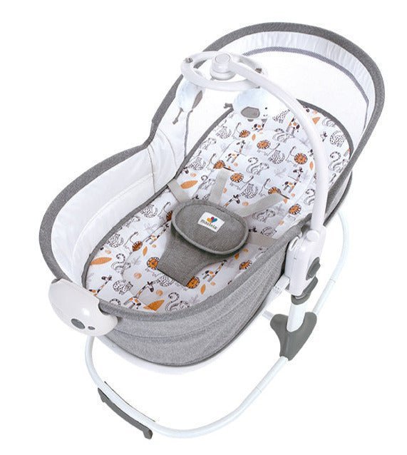 Mastela 6 In 1 Multi-Function Rocker & Bassinet- Grey - 8037