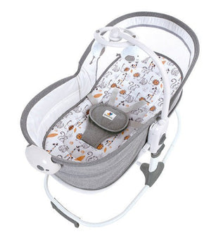 Mastela 6 In 1 Multi-Function Rocker & Bassinet- Grey - 8037