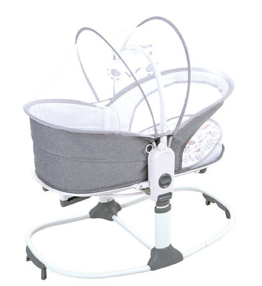 Mastela 6 In 1 Multi-Function Rocker & Bassinet- Grey - 8037