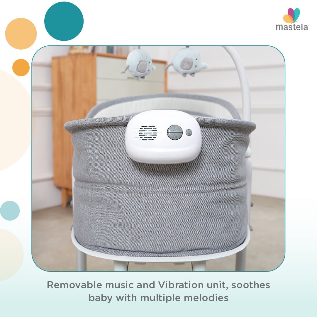 Mastela 6 In 1 Multi-Function Rocker & Bassinet- Teal - 8039