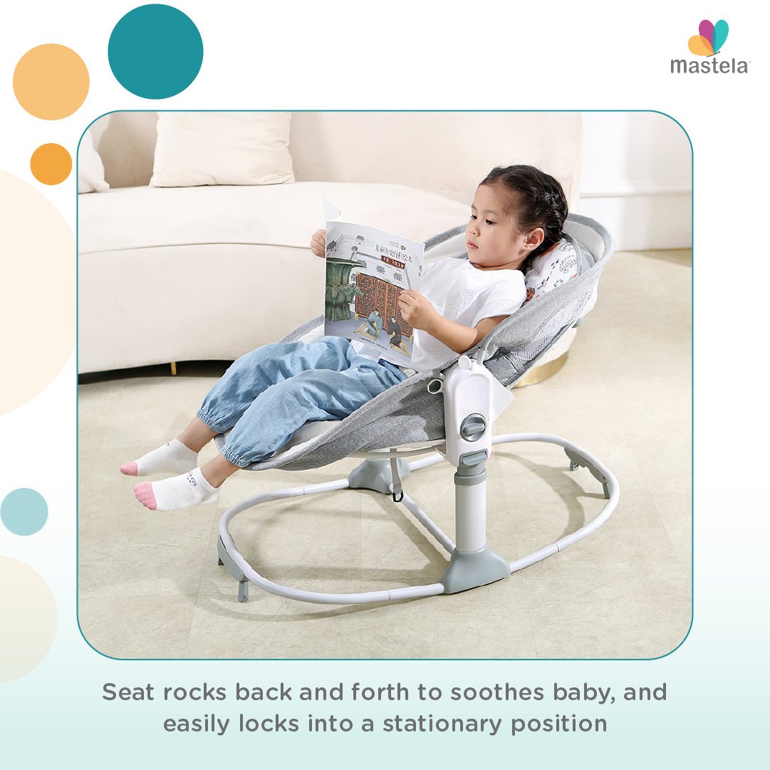Mastela 6 In 1 Multi-Function Rocker & Bassinet- Teal - 8039