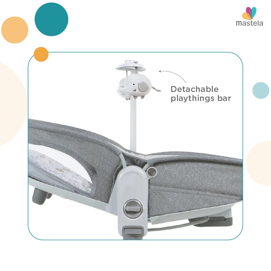 Mastela 6 In 1 Multi-Function Rocker & Bassinet- Teal - 8039