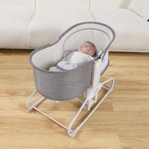 MASTELA Bassinet 5 in 1 Swing & Bassinet- Grey - 3087