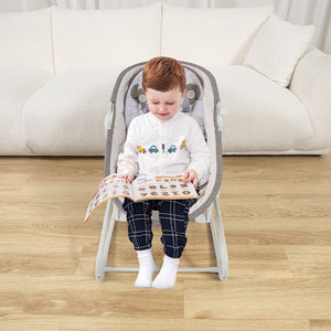MASTELA Bassinet 5 in 1 Swing & Bassinet- Grey - 3087