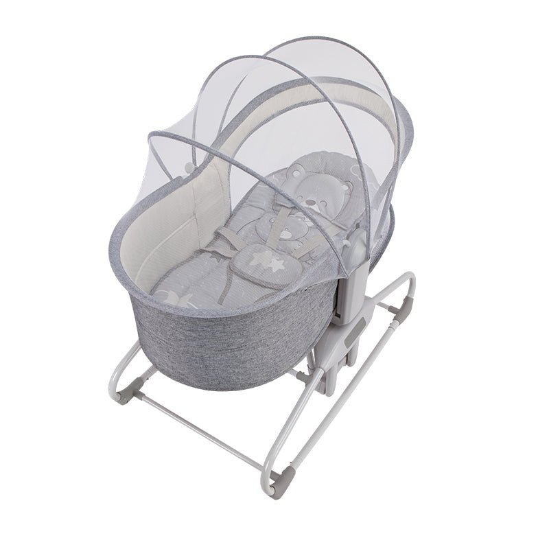 MASTELA Bassinet 5 in 1 Swing & Bassinet- Lt. Grey - 3088