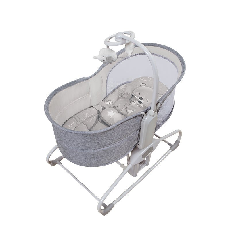 MASTELA Bassinet 5 in 1 Swing & Bassinet- Lt. Grey - 3088