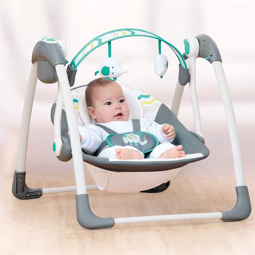 Mastela Deluxe Portable Baby Swing Toddler Swing- Blue - 6503