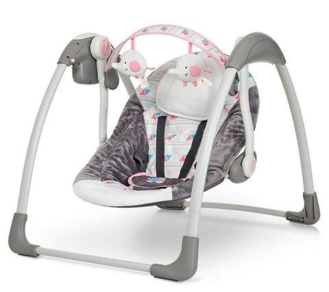 Mastela Deluxe Portable Baby Swing Toddler Swing- Pink - 6504