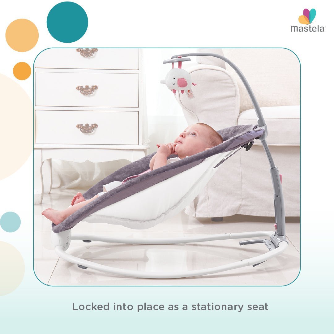 Mastela Fold Up Baby Rocker- Pink - 6917