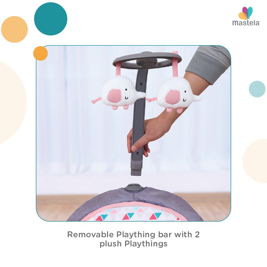 Mastela Fold Up Baby Rocker- Pink - 6917