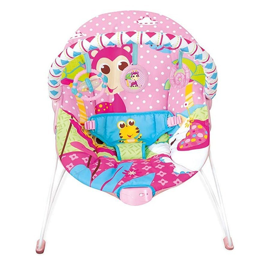 Mastela Newborn Baby to Toddlers Rocker Musical Bouncer Chair- Pink - 6790