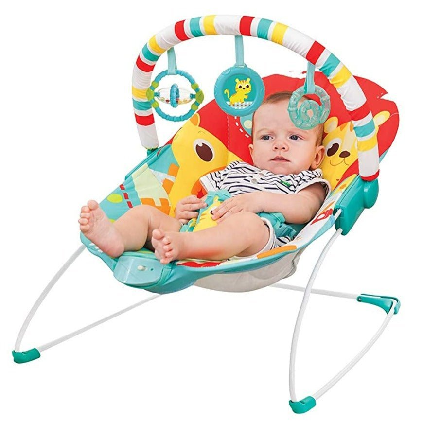 Mastela Newborn Baby to Toddlers Rocker Musical Bouncer Chair- Red - 6730