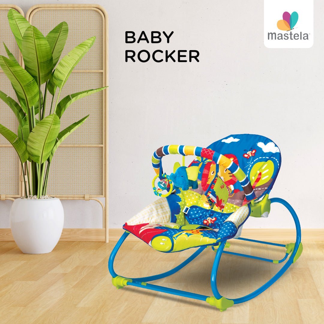 Mastela Newborn to Toddler Rocker- Blue - 6922