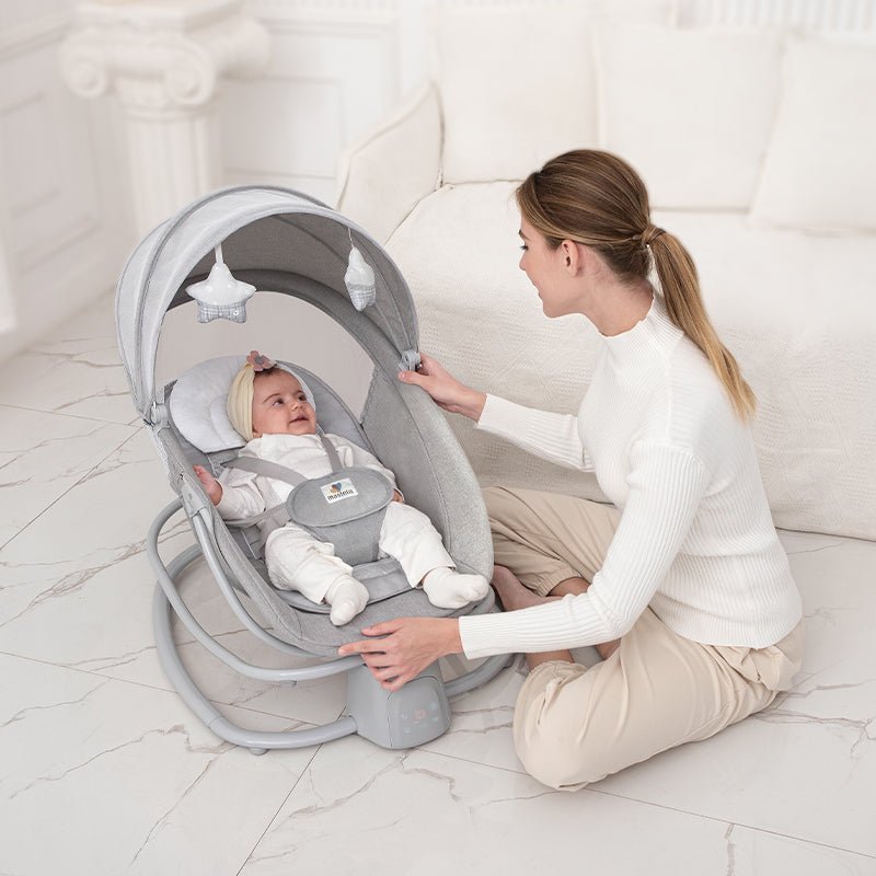 MASTELA Swing Deluxe 4in 1 Swing & Rocker Grey - 8113