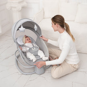 MASTELA Swing Deluxe 4in 1 Swing & Rocker Grey - 8113