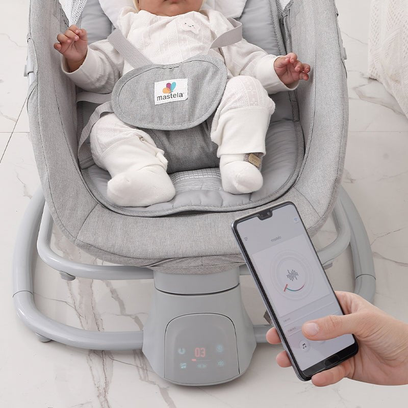 MASTELA Swing Deluxe 4in 1 Swing & Rocker Grey - 8113