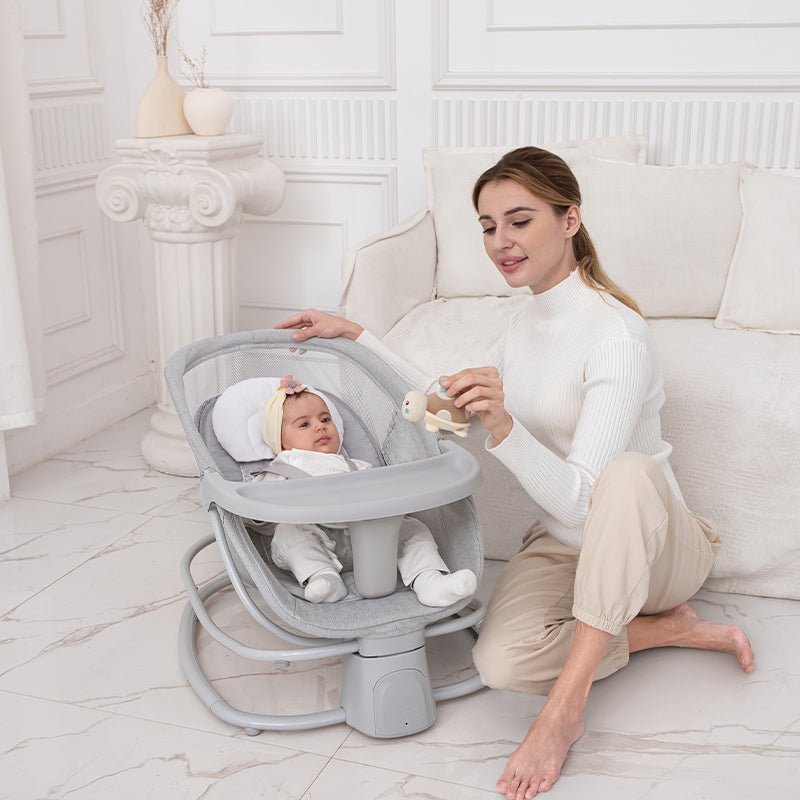 MASTELA Swing Deluxe 4in 1 Swing & Rocker Grey - 8113