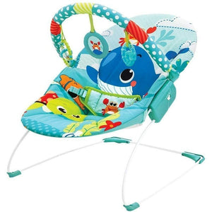 Mastela Toddler to Newborn Baby Rocker, Bouncer Musical Chair- Blue - 6938