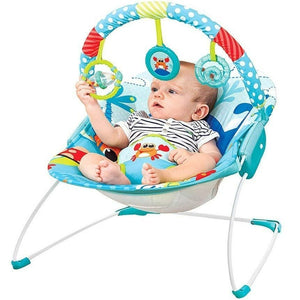 Mastela Toddler to Newborn Baby Rocker, Bouncer Musical Chair- Blue - 6938